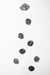 Vaso, 2014 (colagem de gravura em madeira e desenho a lápis sobre papel)